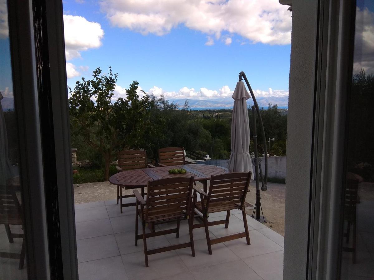 Corfu Luxury Apartment, Tranquility, Mountain & Sea Views Άγιος Γόρδιος Εξωτερικό φωτογραφία