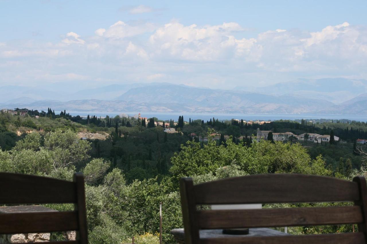 Corfu Luxury Apartment, Tranquility, Mountain & Sea Views Άγιος Γόρδιος Εξωτερικό φωτογραφία