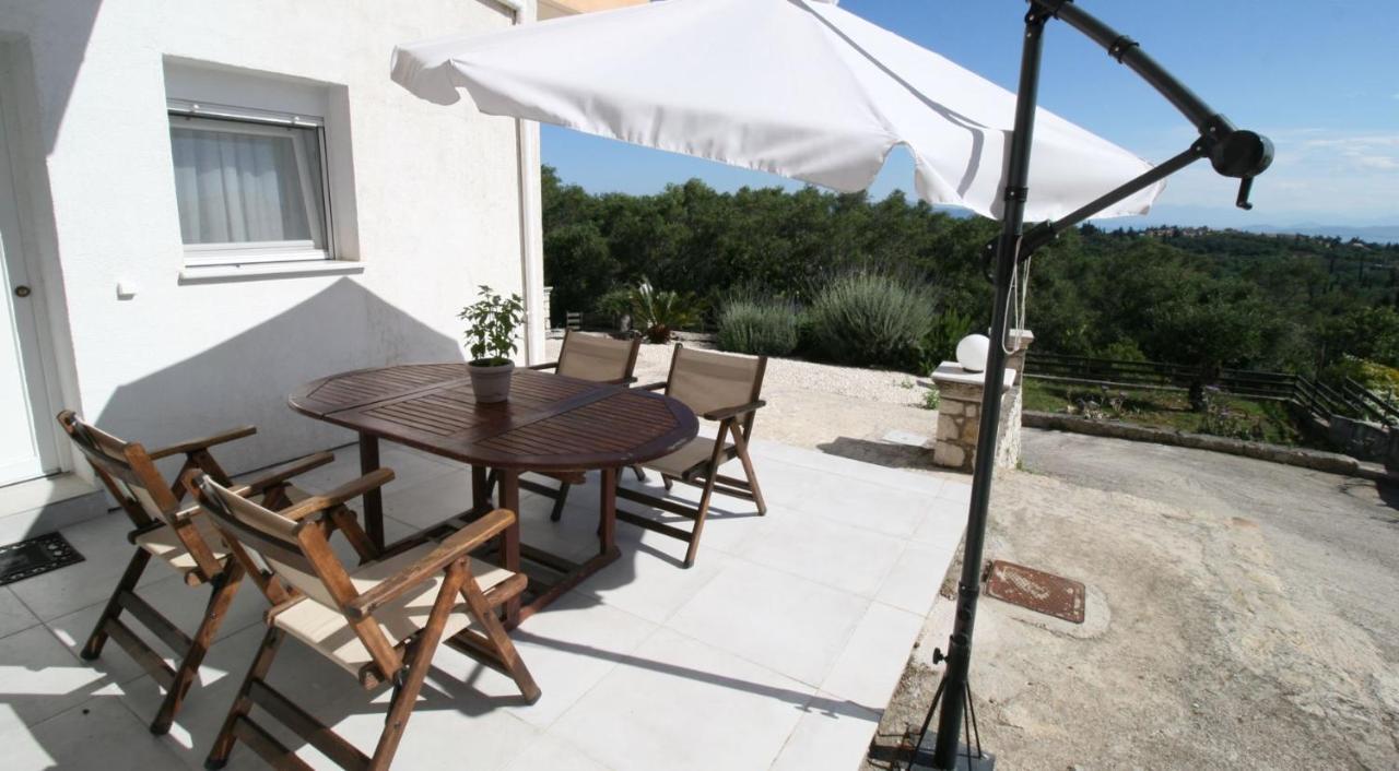 Corfu Luxury Apartment, Tranquility, Mountain & Sea Views Άγιος Γόρδιος Εξωτερικό φωτογραφία